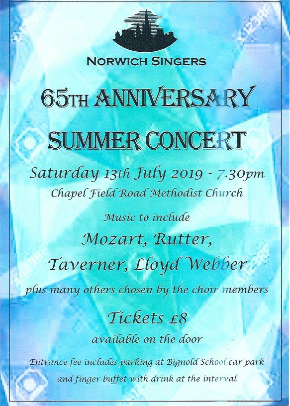 summer concert flyer